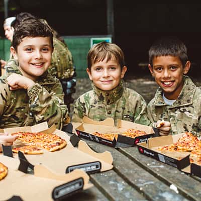 Paintball with free pizza
