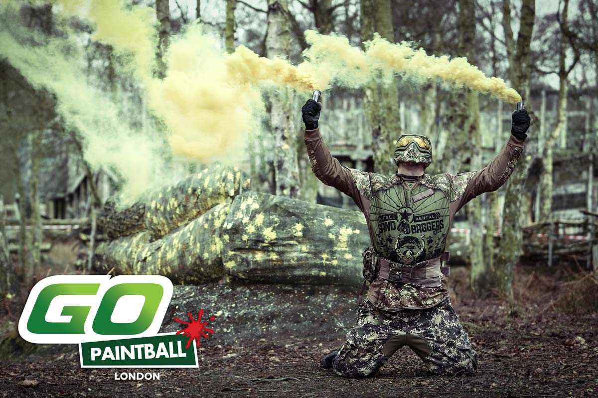 Paintball smoke grenades