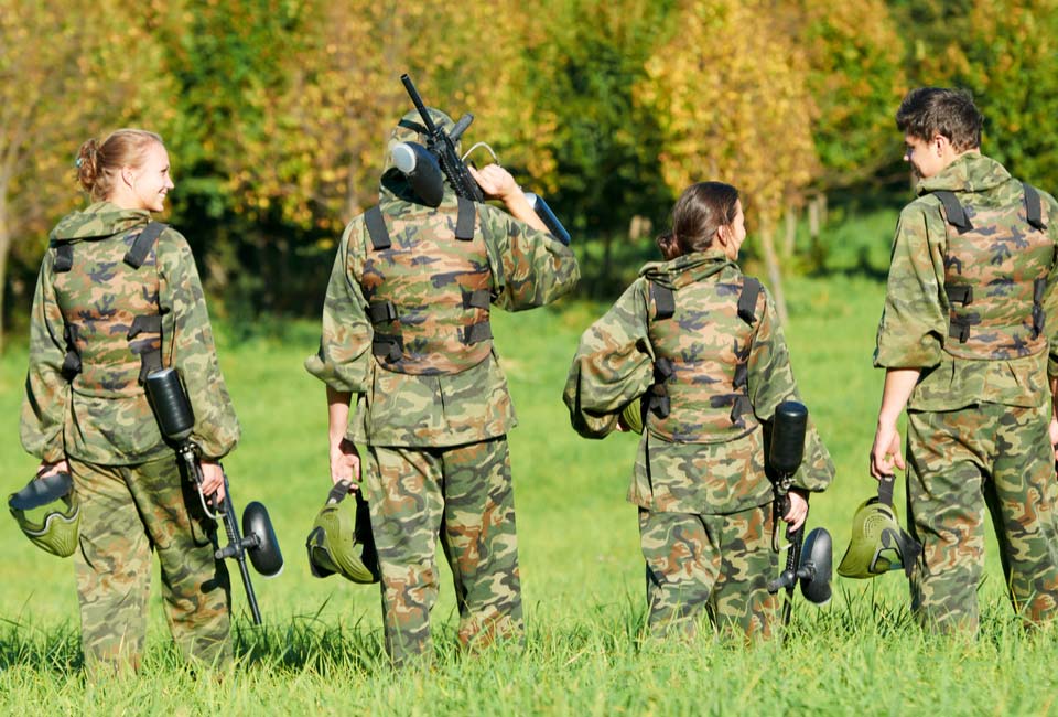 Paintball at the end of summer