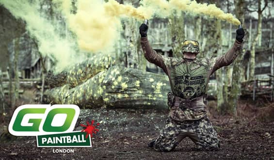 Paintball smoke grenades
