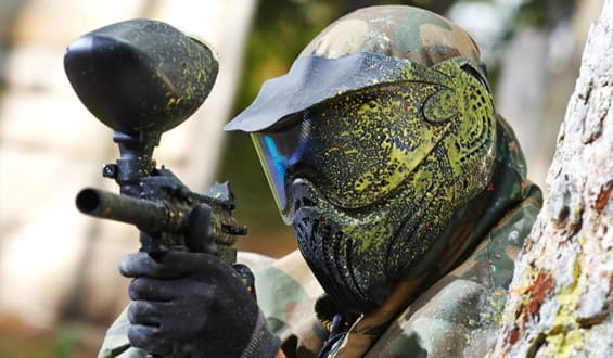 Paintballing Summer Holiday Activity for Older Kids