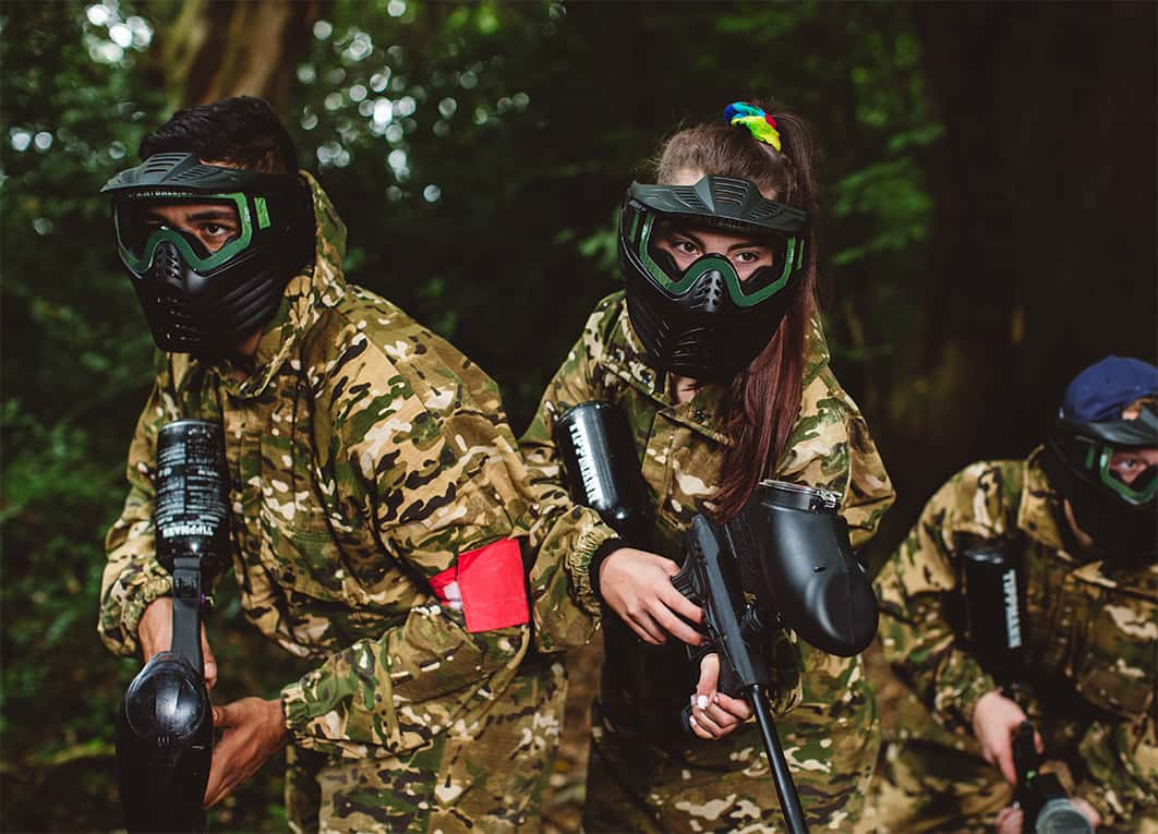 Paintball action