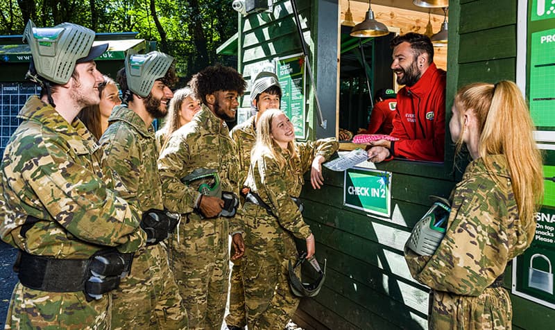 Paintball squad checking in