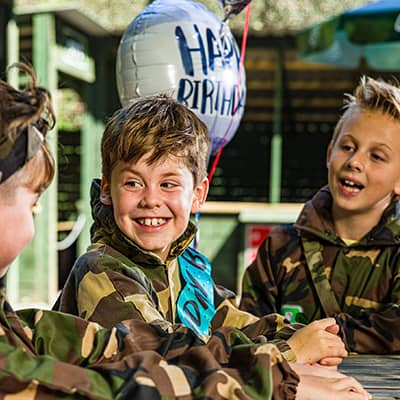 Kids Paintball birthday party