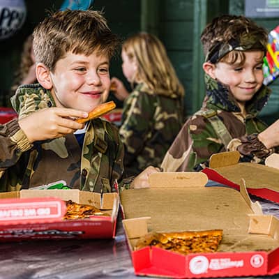 Children's Paintball with free pizza